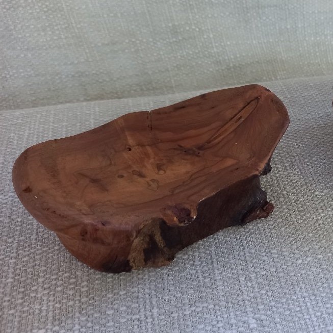 Dark Wood Soap Dish