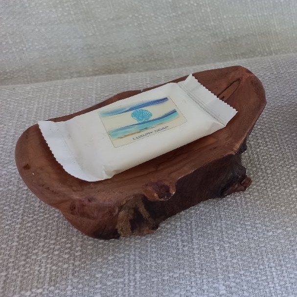 Dark Wood Soap Dish image 2
