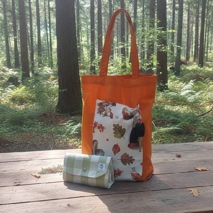 Handmade Wallet Shopper Set