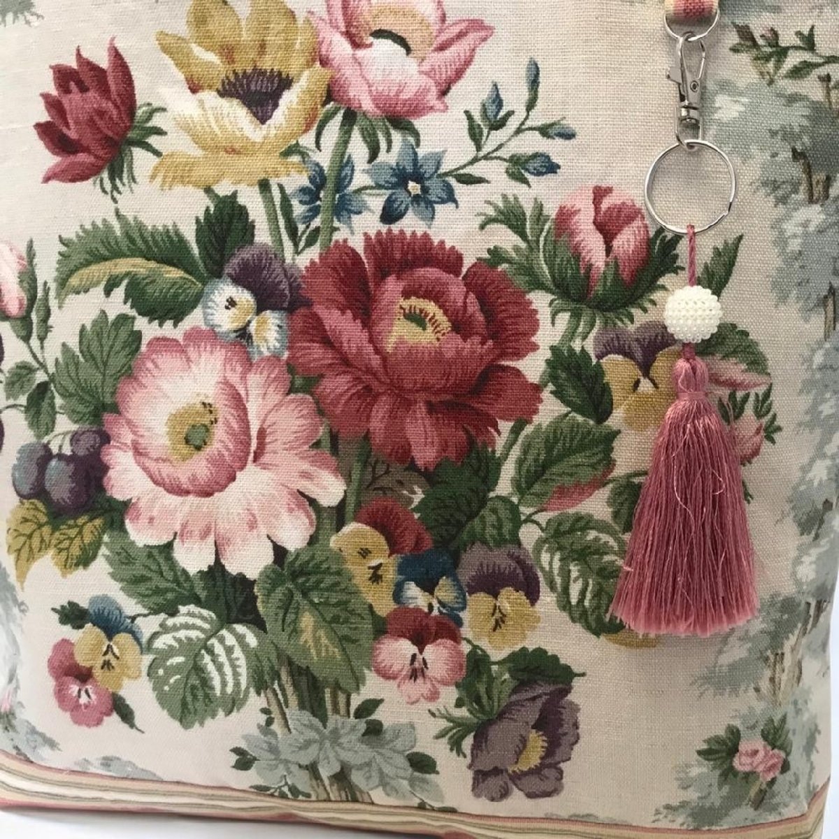 Handmade Vintage Tote Bag image 2