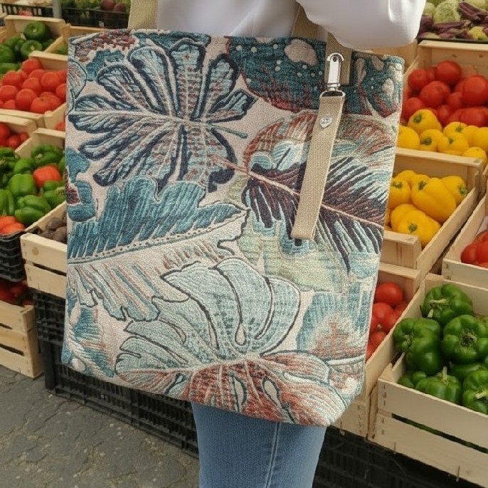 Handmade Velvet Tote Bag image 3
