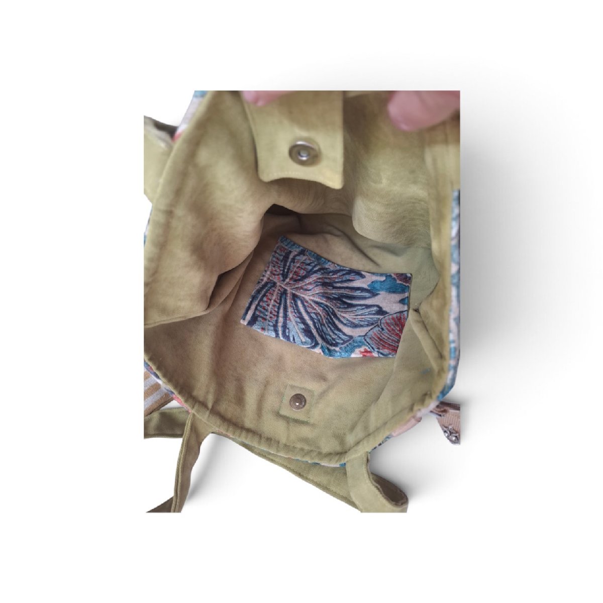 Handmade Velvet Tote Bag image 4