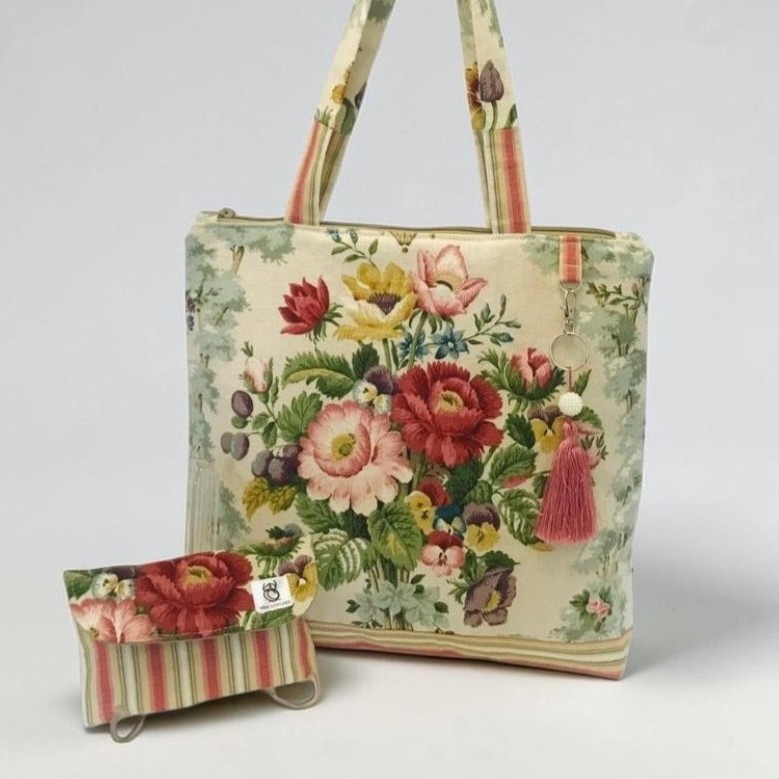 Handmade Vintage Tote Bag