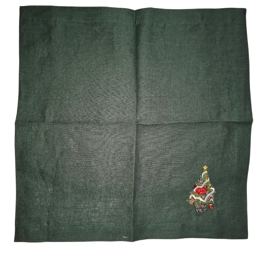 Embroidered Linen Napkins image 4