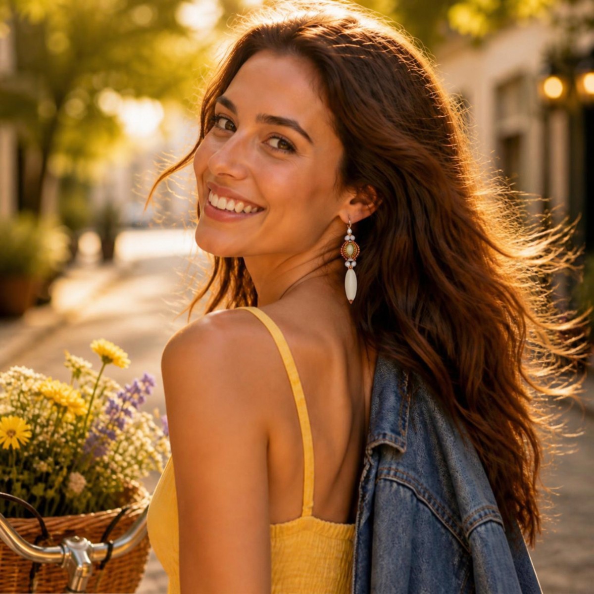 Lantern Drop Earrings