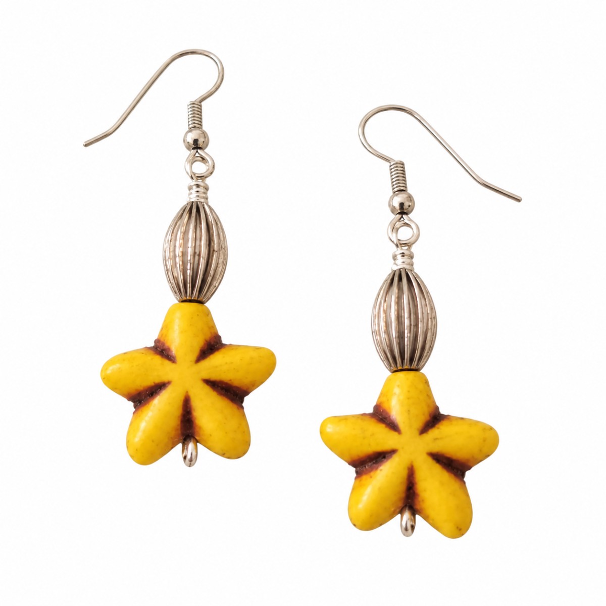 Flower Drop Earrings image 2