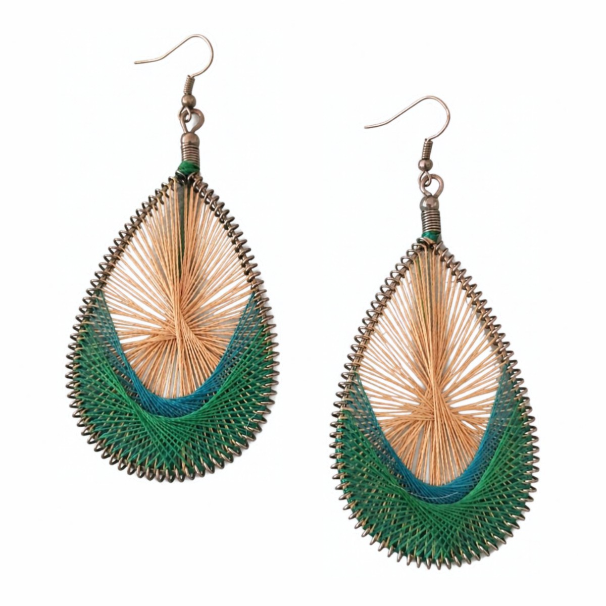 Ombre Tear Drop Earrings image 2