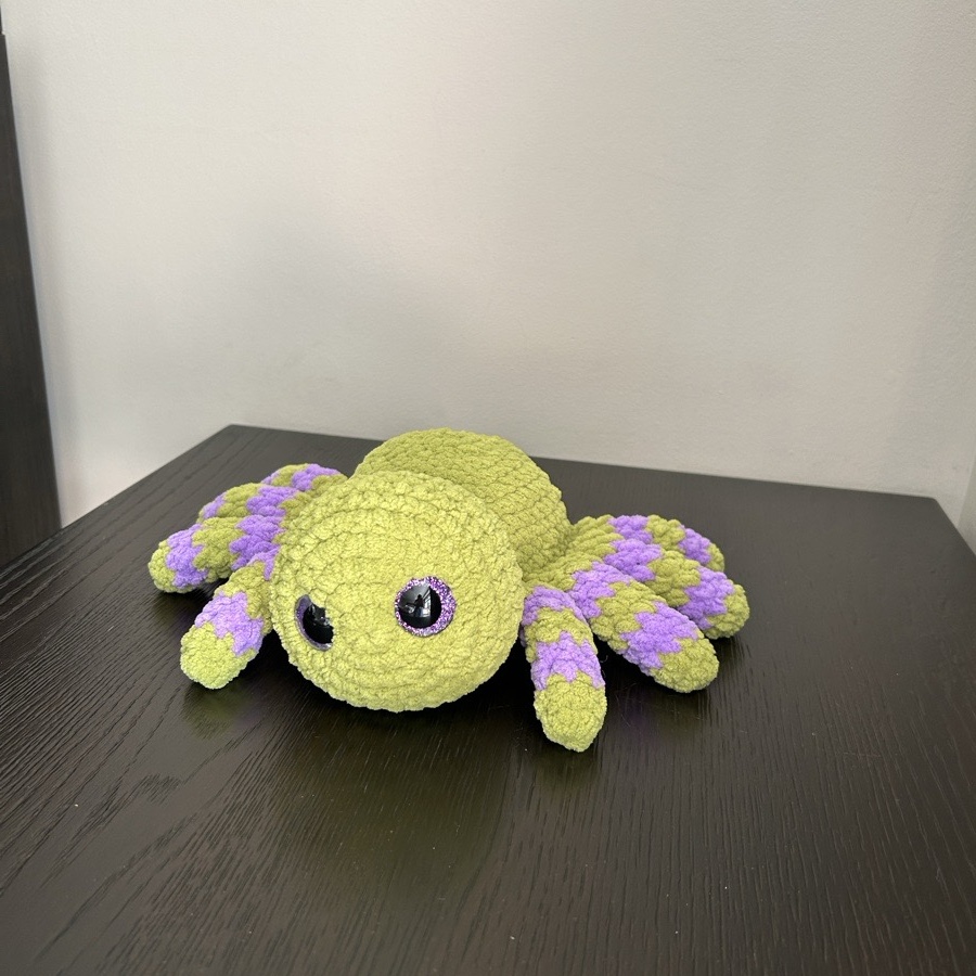 Green & Purple Spider image 2