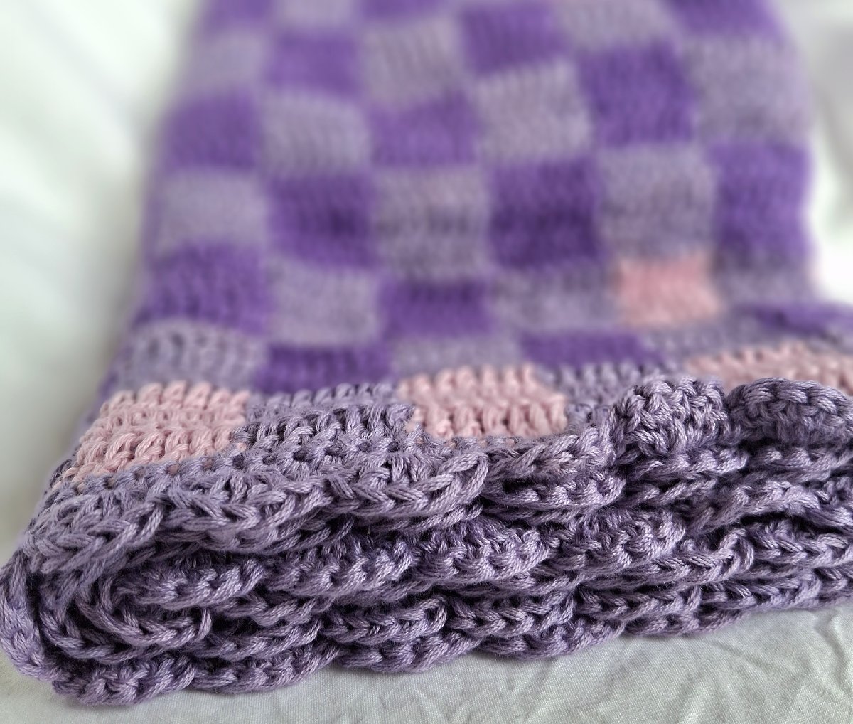 SALE! Cotton Blanket -Pansy image 3