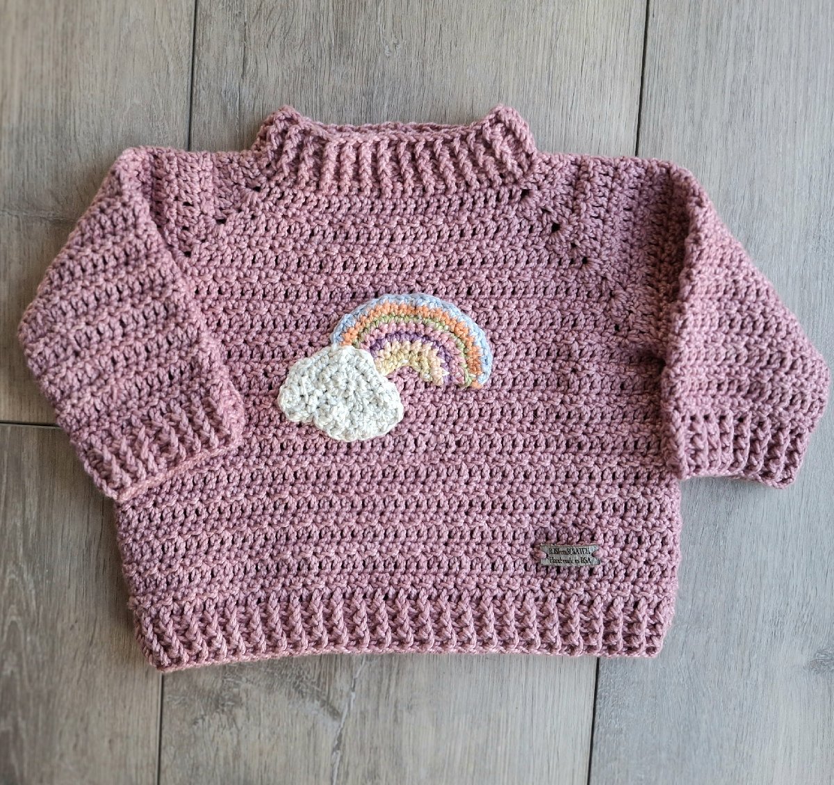 Baby Sweater -Dusty Pink