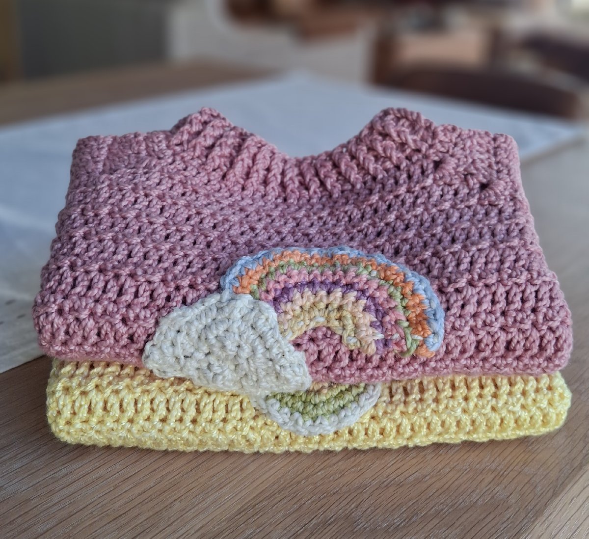 Baby Sweater -Dusty Pink image 5