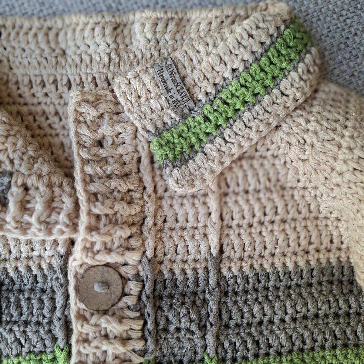 Cardigan with Collar. Neutrals. image 3