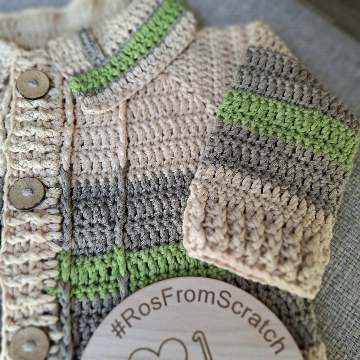 Cardigan with Collar. Neutrals. image 5