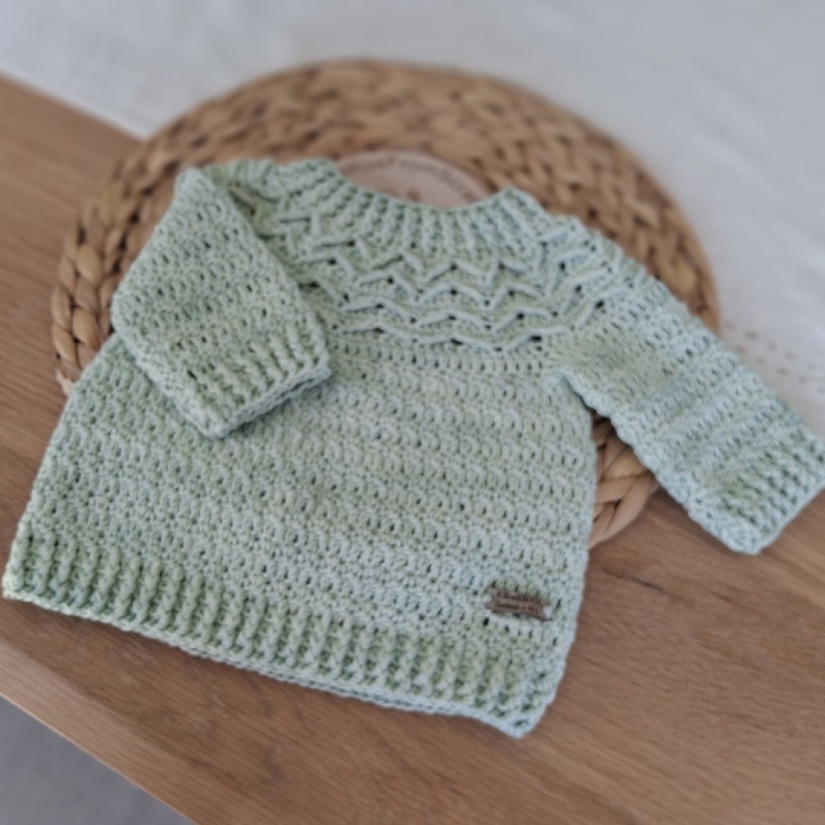 Baby Sweater. 0-6mths. image 2