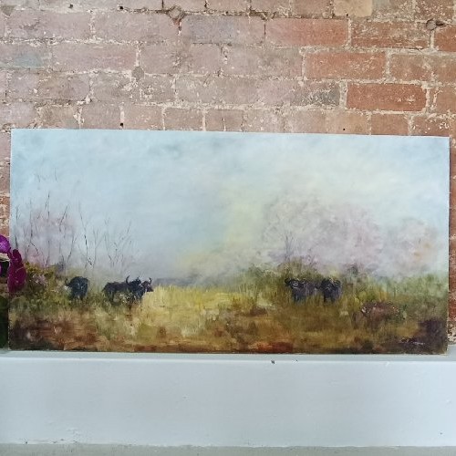 Buffalo In The Mist