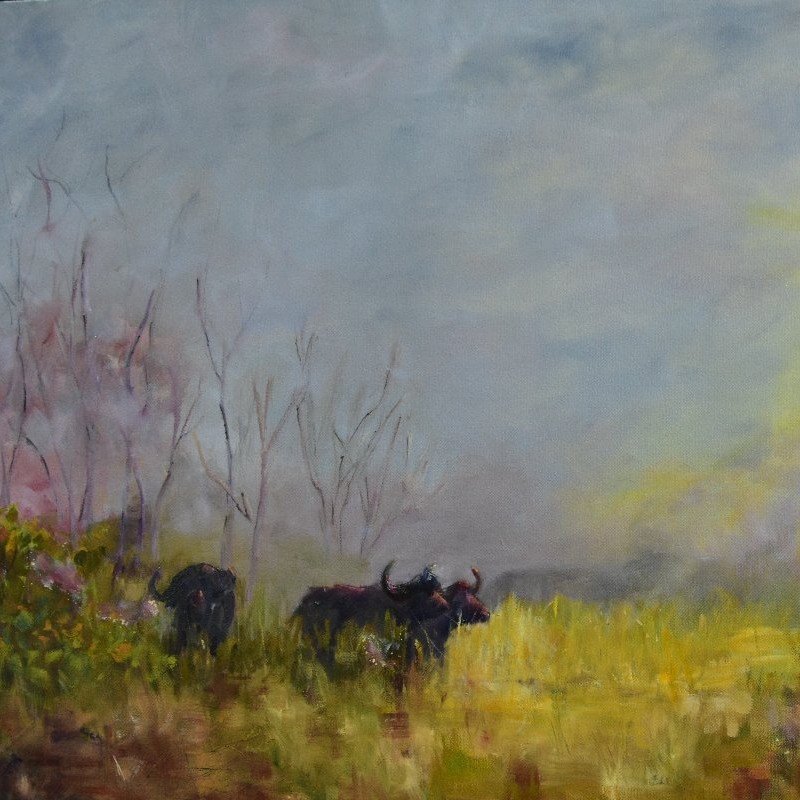 Buffalo In The Mist image 2