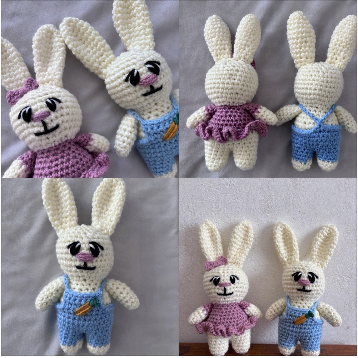 Set Of 2 Bunnies