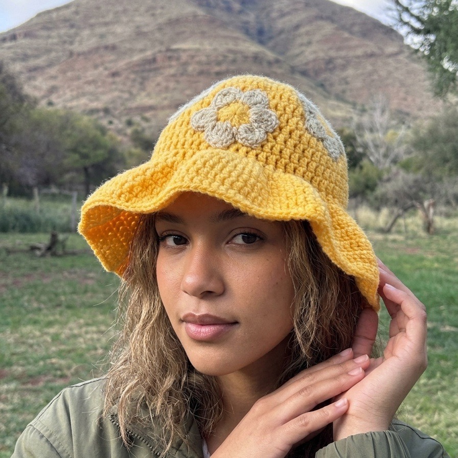 Bucket Hat Flower