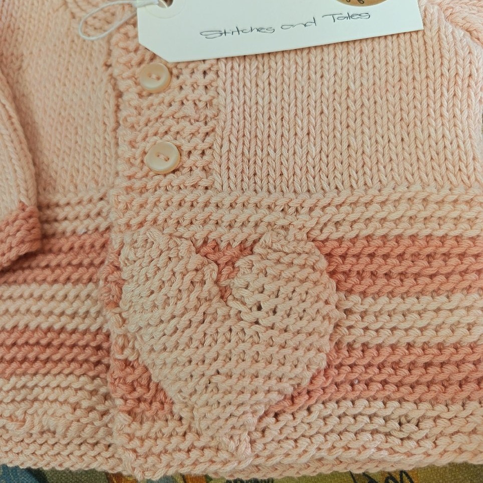 3-6 Month Baby Cardigan Peach image 2