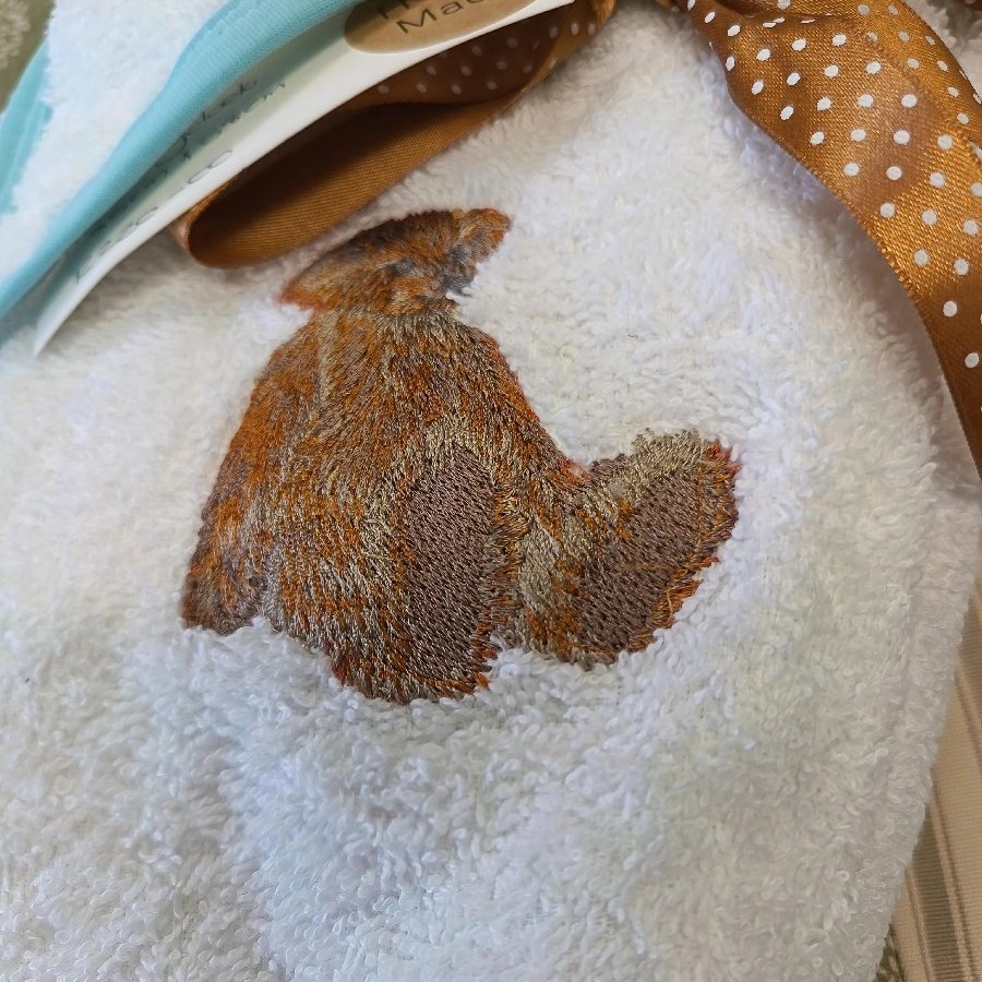 Hooded Towel With Burp Cloth image 3