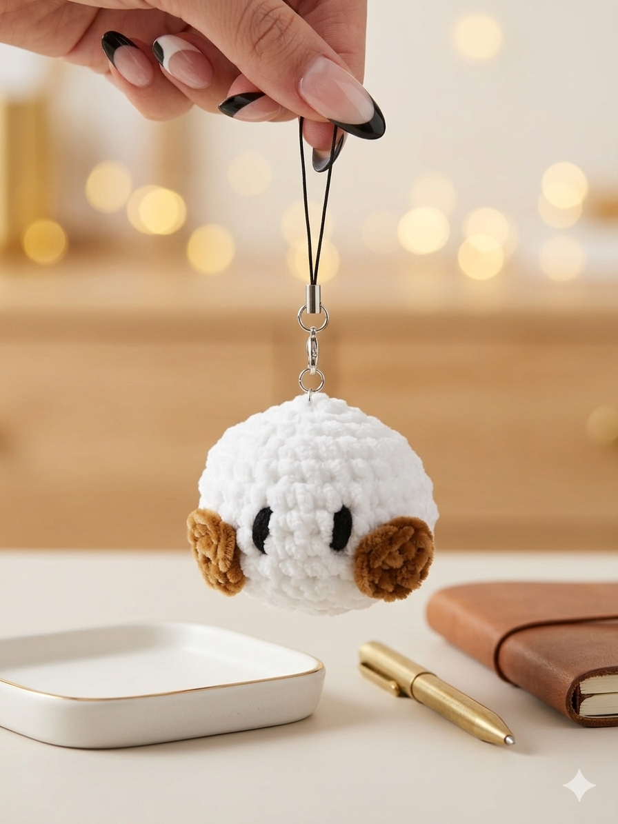Mini Marshmallow Keychains