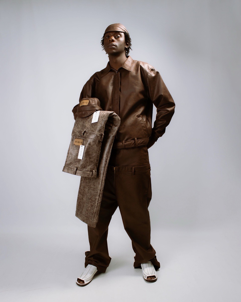 Buffalo Leather Zip Up Jacket