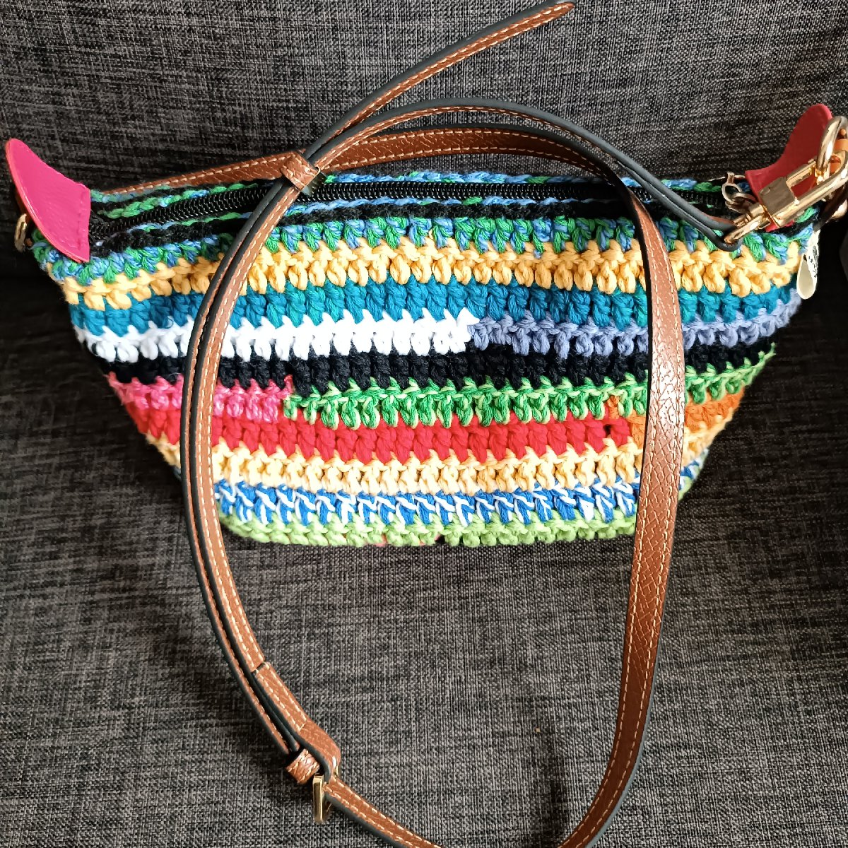 Striped Handbag