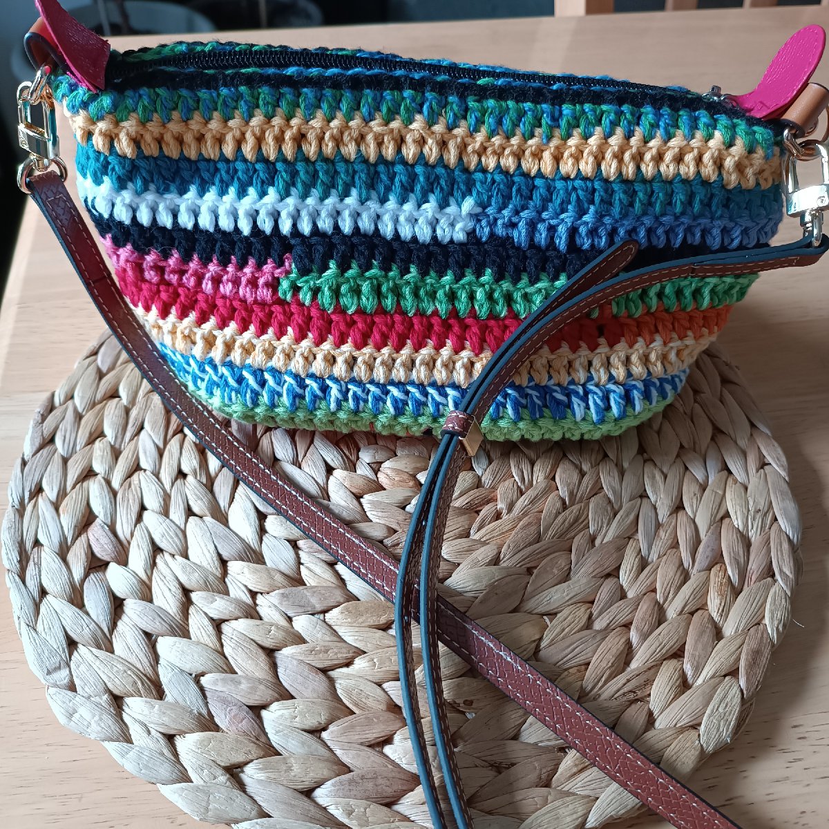 Striped Handbag image 3