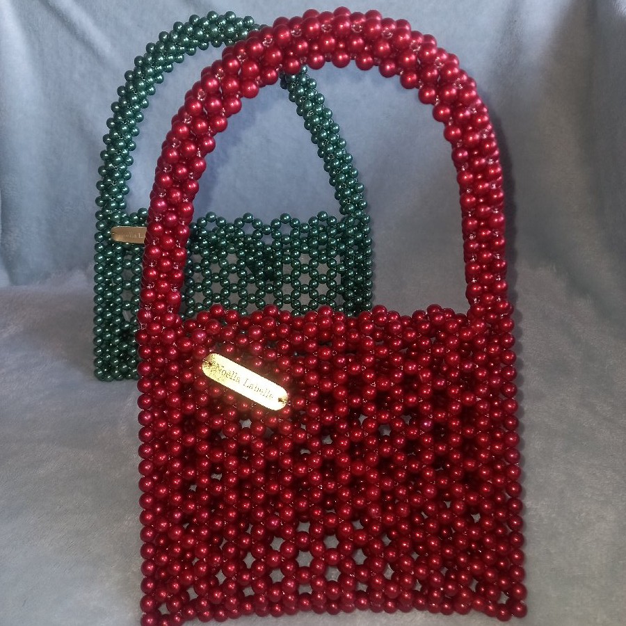 Handmade Beaded Bag image 3