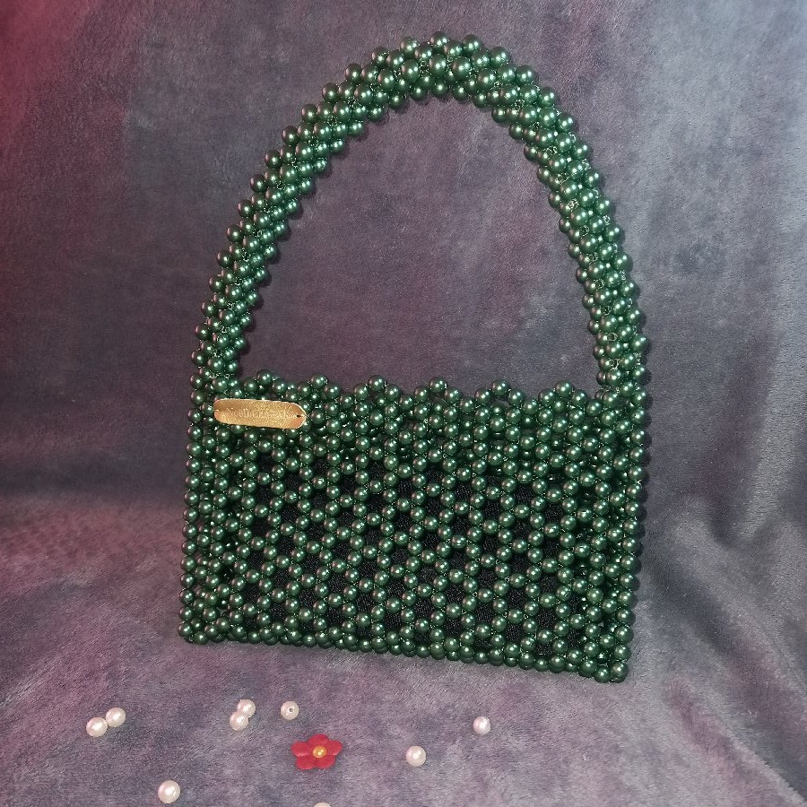 Handmade Beaded Bag image 4