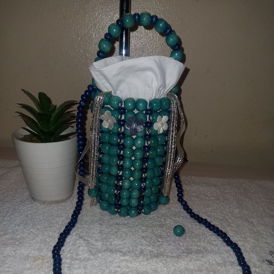 Handmade Beaded Bag image 3