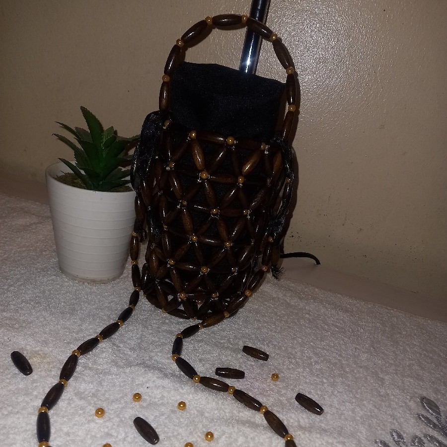 Handmade Beaded Bag image 5