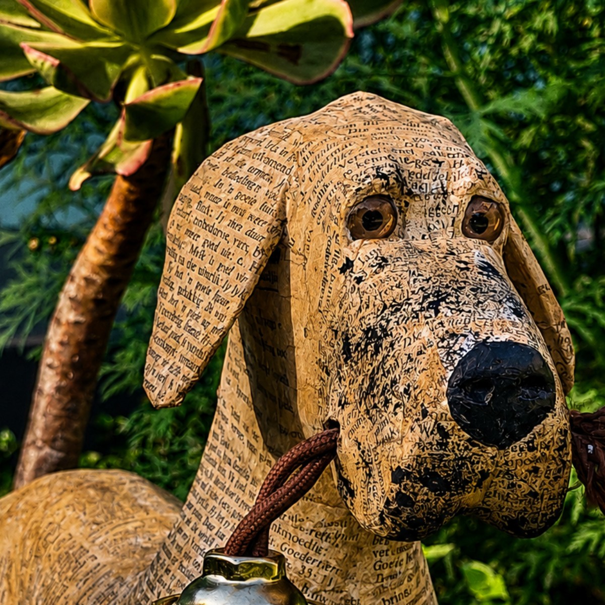 Ace: Great Dane Lamp - Fawn / dictionary variation