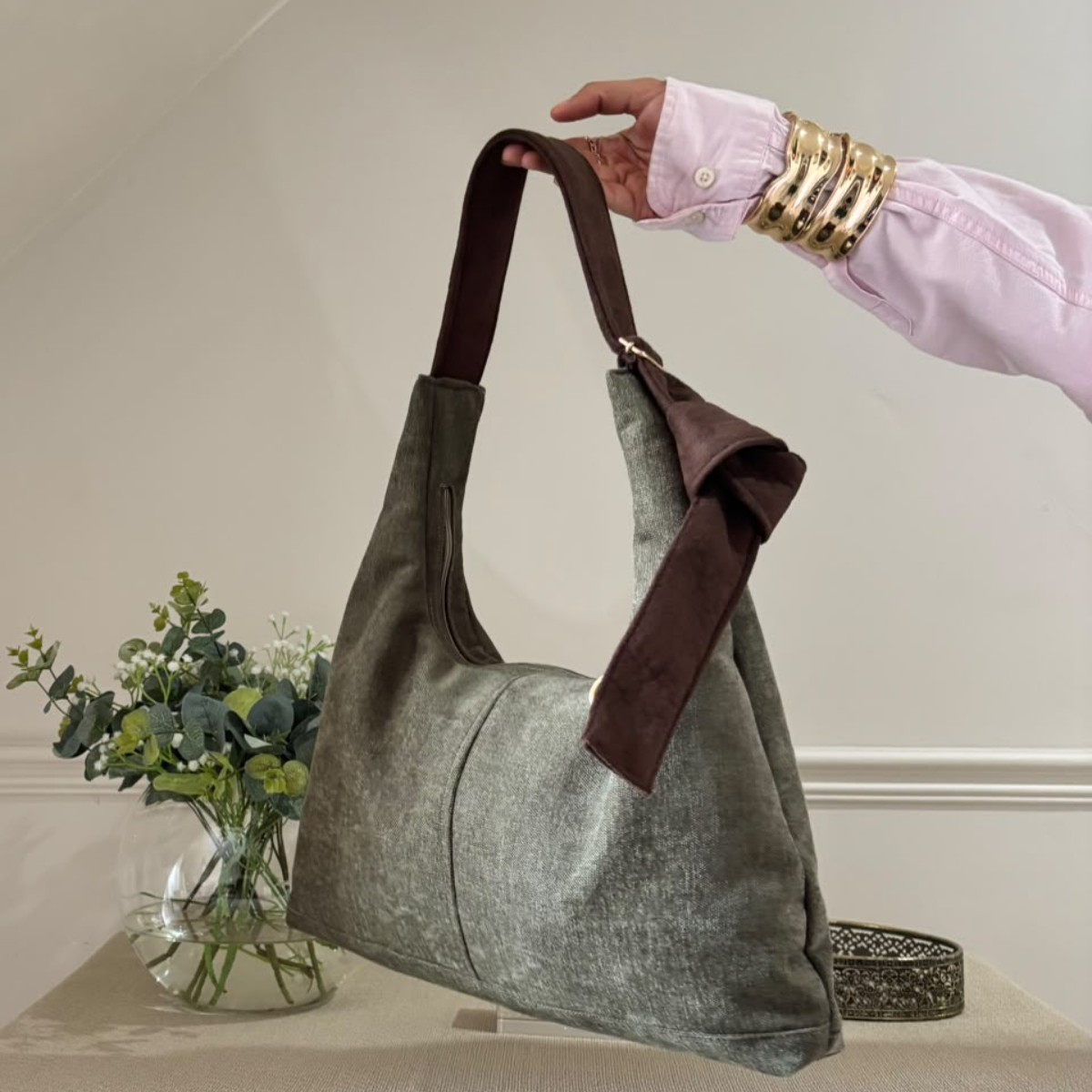Hobo bag (two tone)