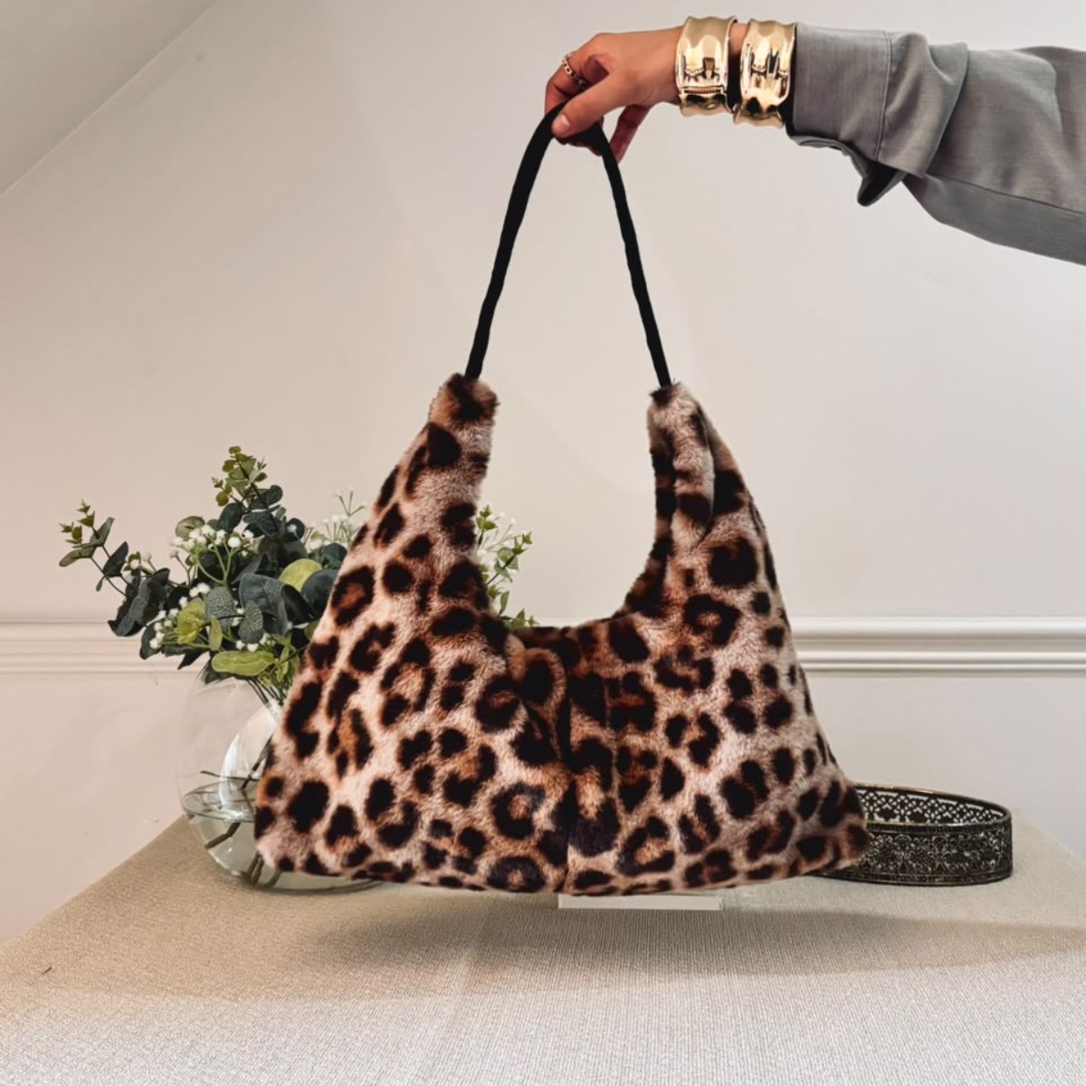 Hobo Bag (Animal Print)