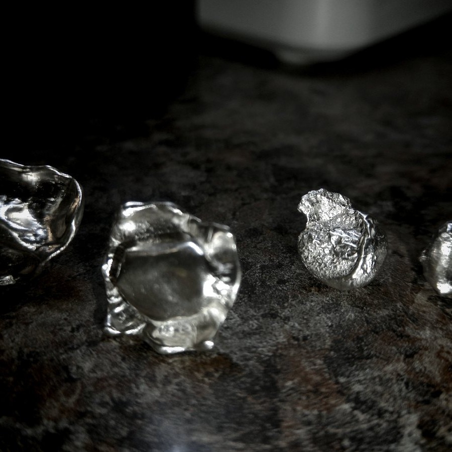 Abstract Stud Earings image 4