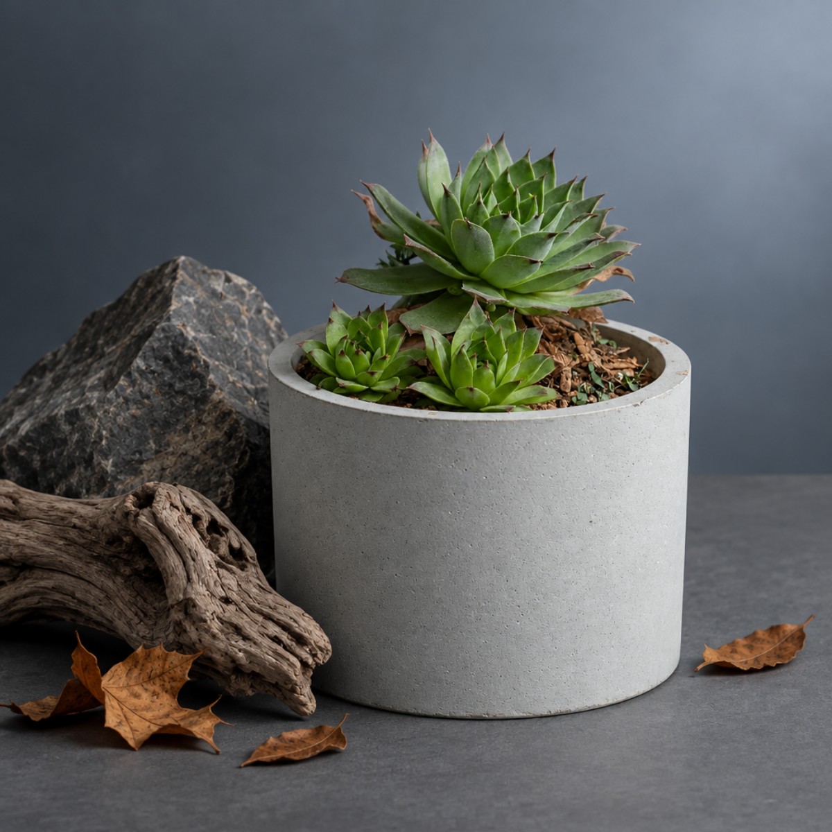 Planting Pot - cement - Stone-like image 3
