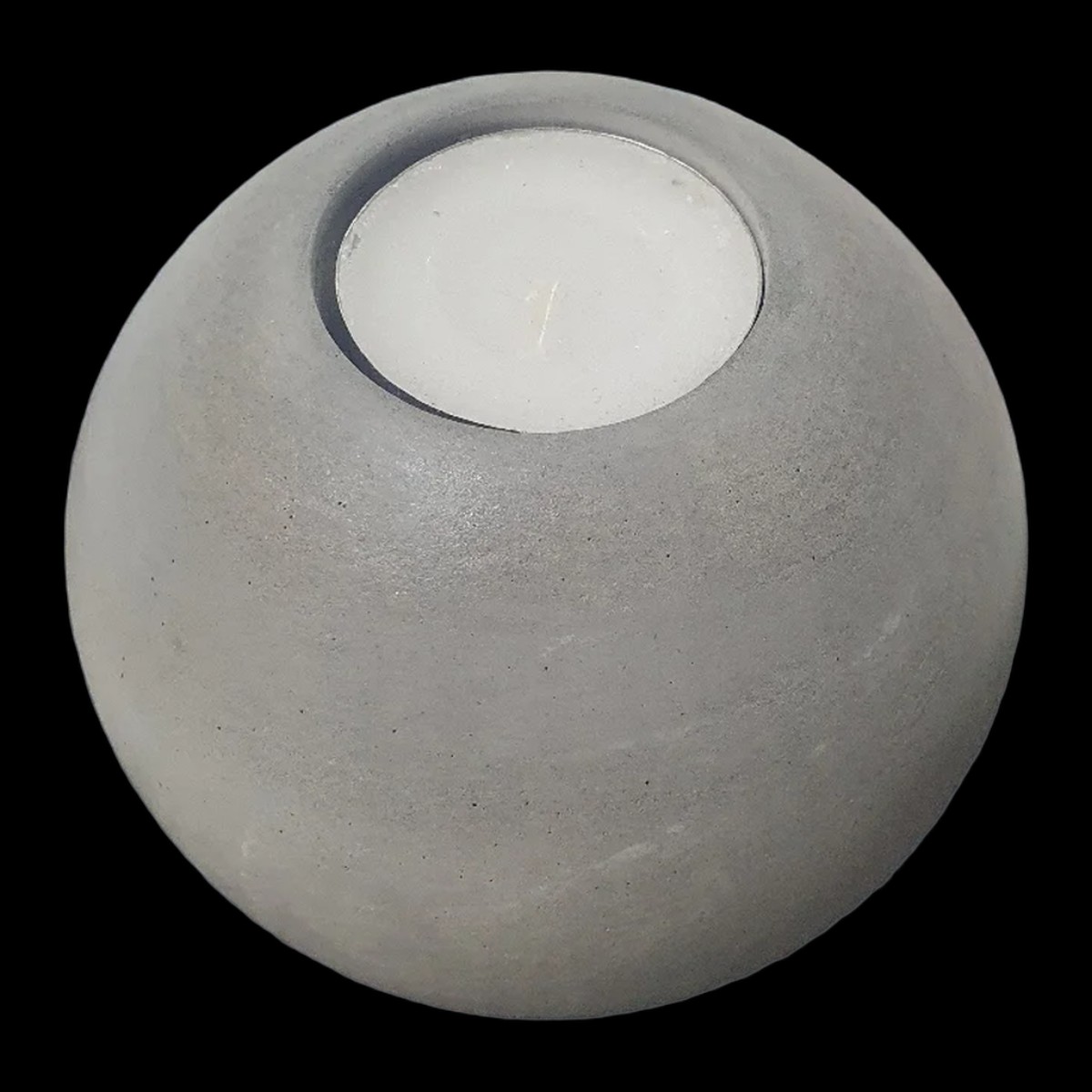 Tealight Candle Holder Ball-Stonelike image 2