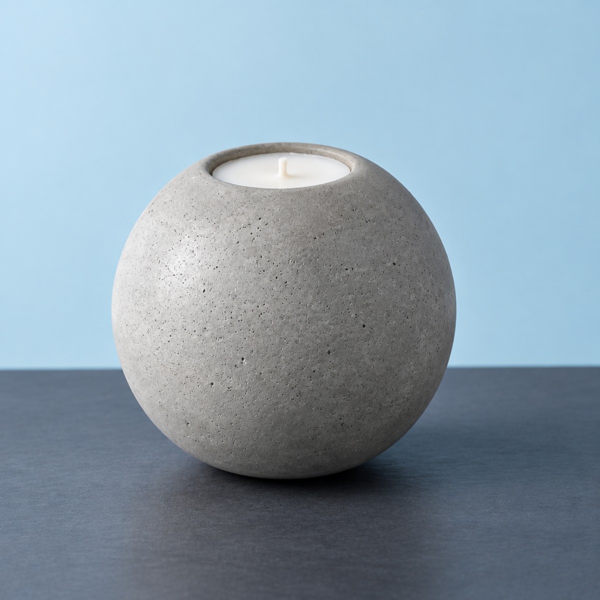 Tealight Candle Holder Ball-Stonelike