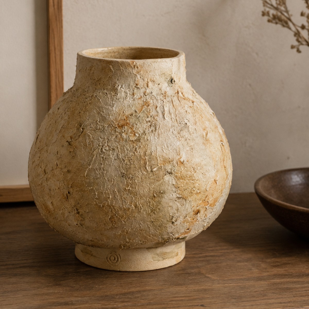 Textured Moon Jar image 4