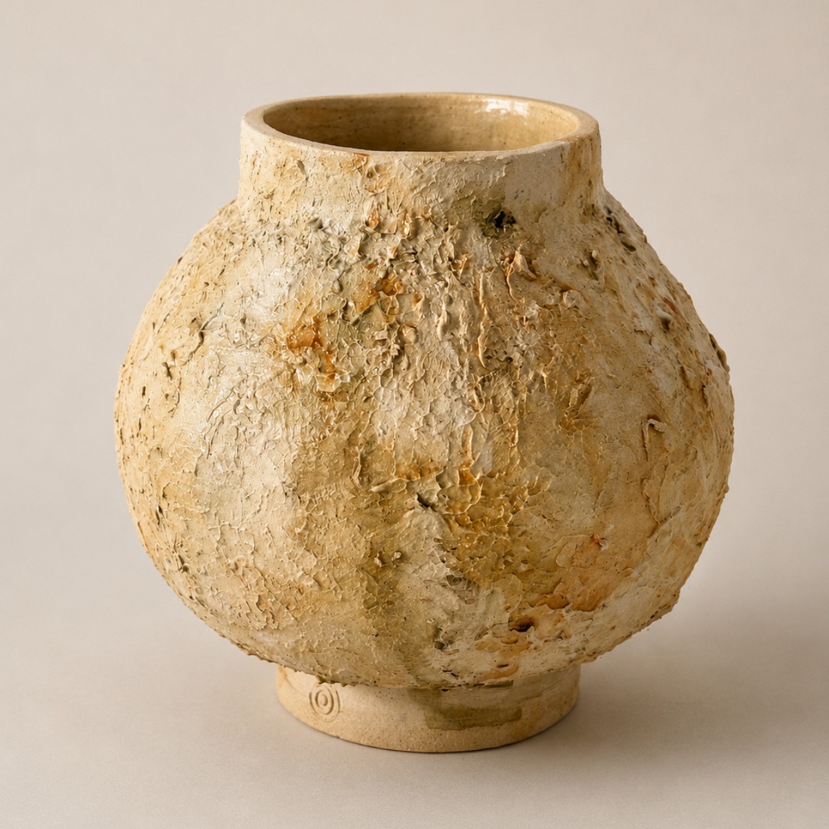 Textured Moon Jar