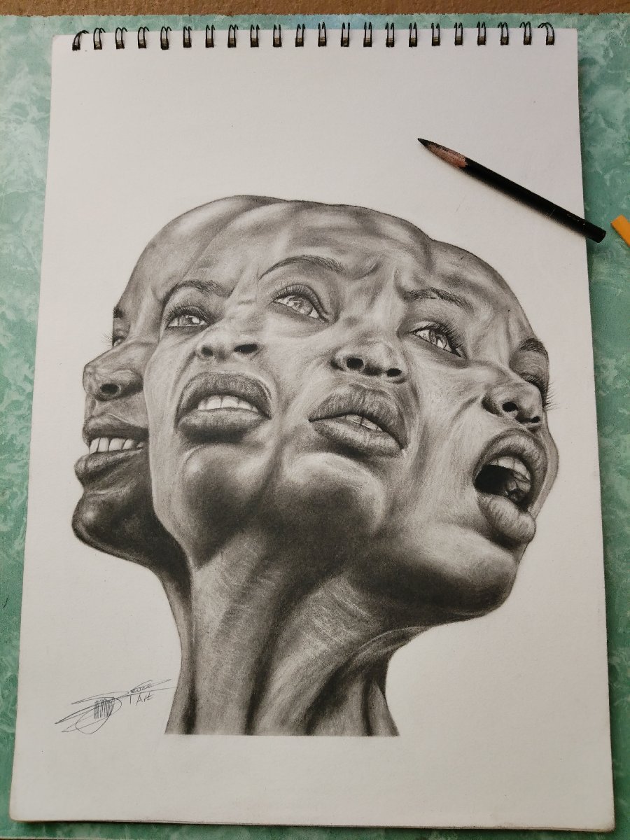 Mphahlele Tshiamo Artworks studio update